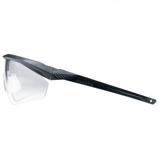 uvex apache spec - profesionální ochrana zraku pro speciální jednotky, speciální síly a armády. Brýle uvex apache goggle přesvědčí maximální robustností, moderním, sportovním designem a vynikajícím komfortem při nošení. Straničkové brýle uvex apache spec s nehořlavým náhlavním obloukem a permanentní úpravou proti zamlžení (AntiFog) poskytují spolehlivou ochranu. Dodávají se v sadě s pouzdrem na brýle a náhradními zorníky v oranžové barvě a v šedé barvě s protisluneční ochranou.